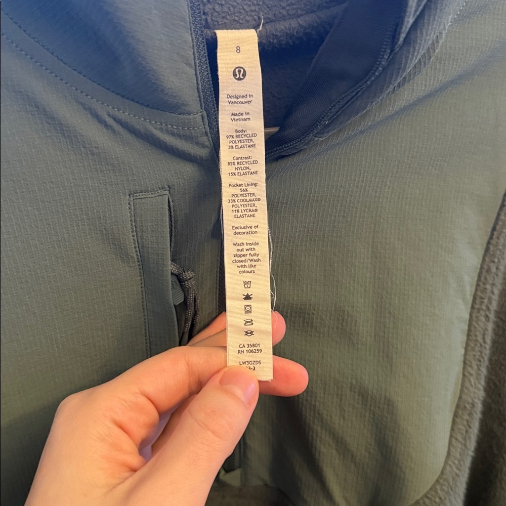 Lululemon Fleece + Ripstop Hiking Pullover - Picture 2 of 5